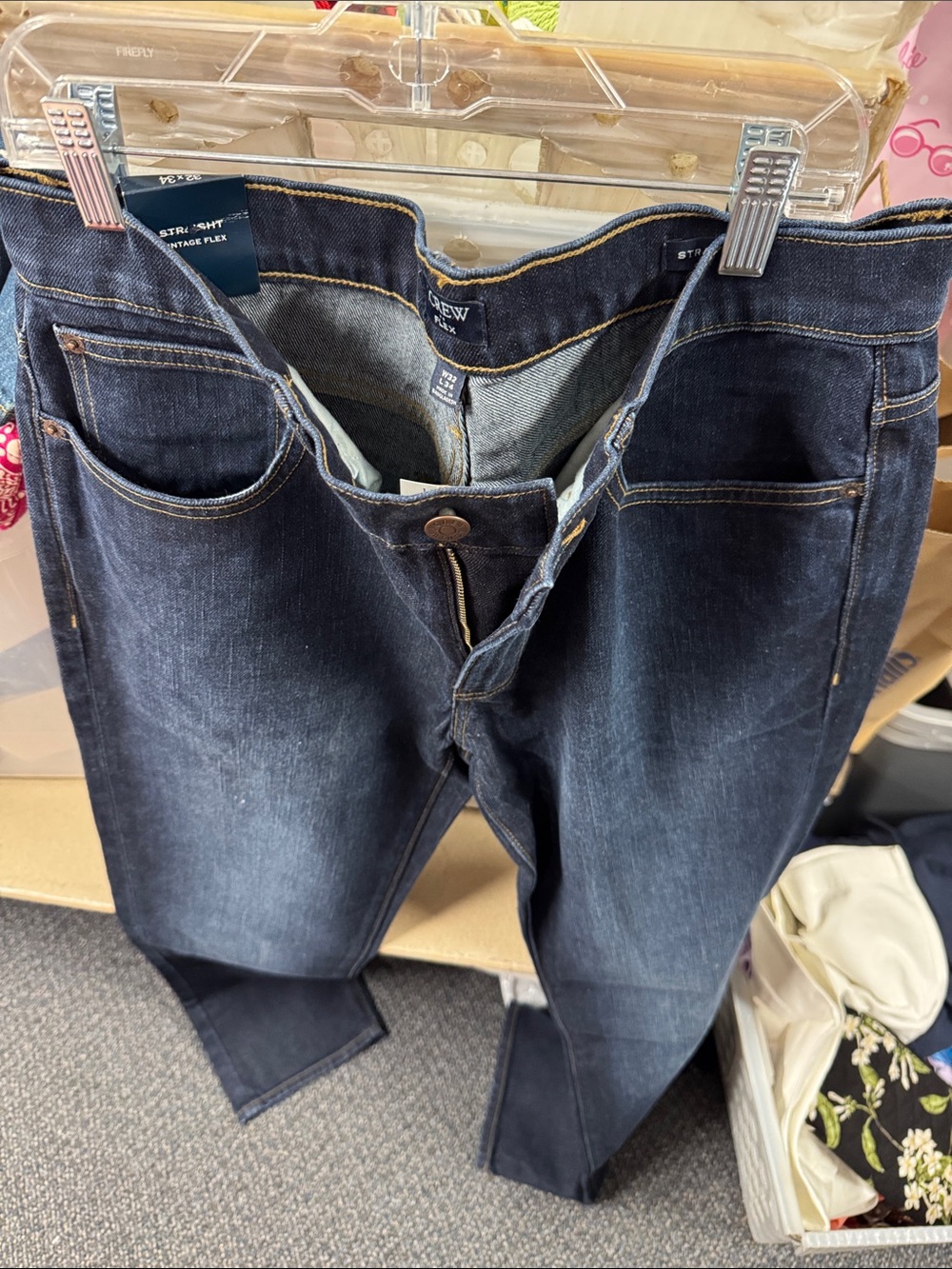 J. Crew factory straight jeans 32x34 // 071549
